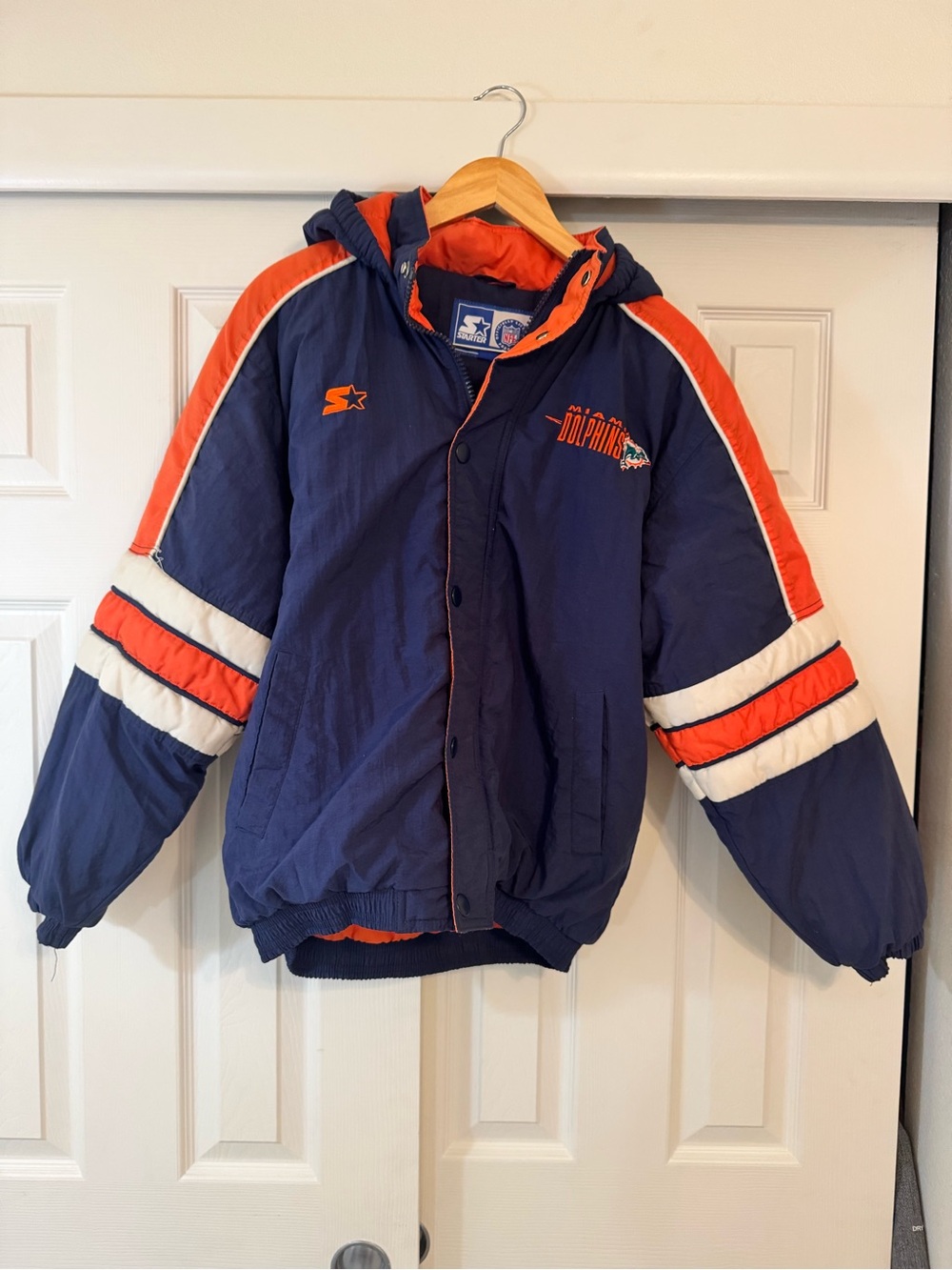 Vintage Miami Dolphins Puffer Jacket